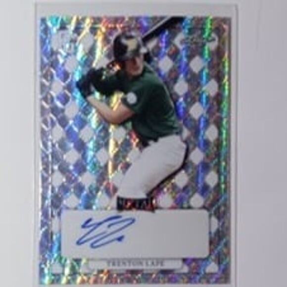 Trenton Lape 1/1 Metal Authentic Signature Silver Mojo Pre Pro Proof - Picture 3 of 5